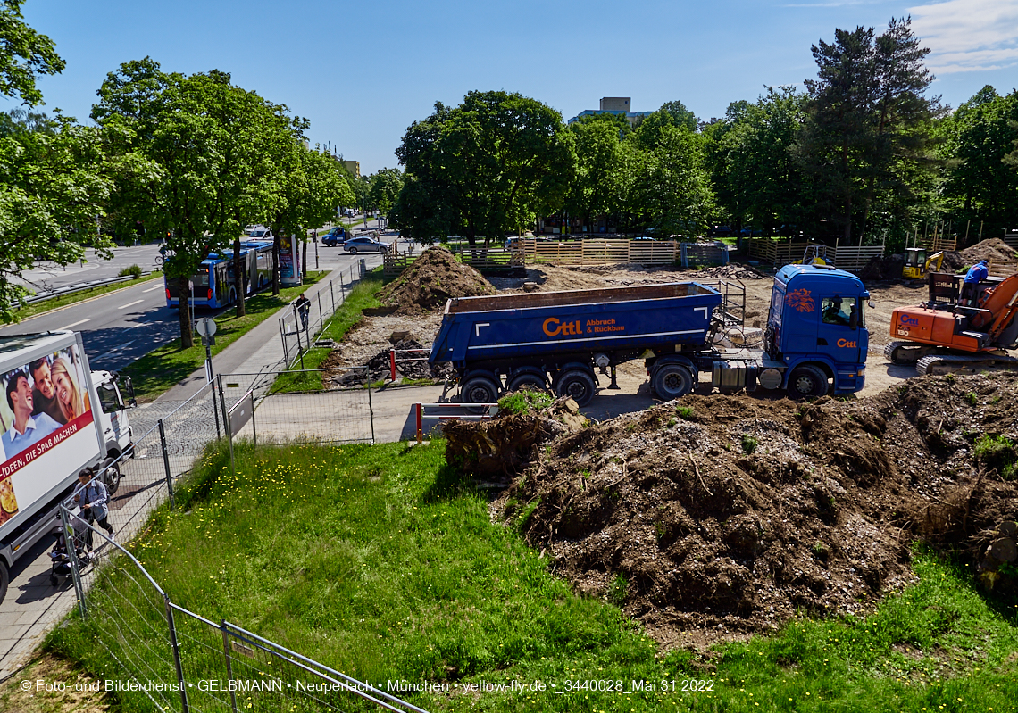 31.05.2022 - Baustelle am Haus für Kinder in Neuperlach